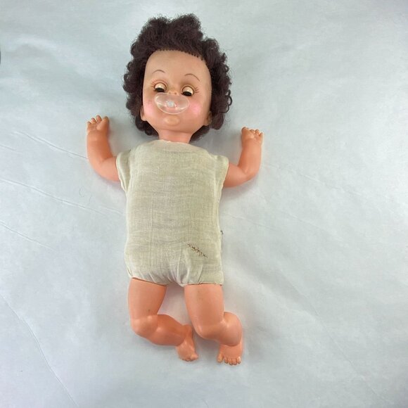 Vintage Ozen Sleepy Eye Baby Doll Sound Box with Disk Not Working - Picture 3 of 10